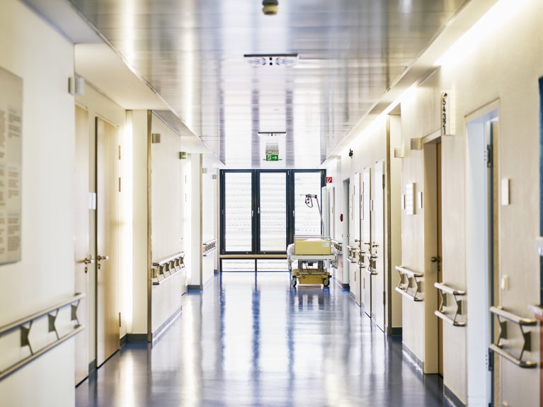 hospital corridor