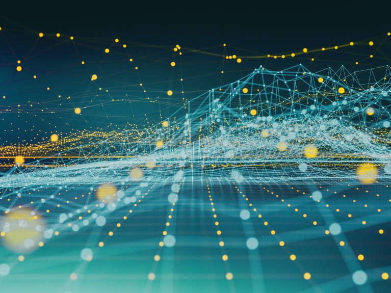 Abstract data wire-frame graph model