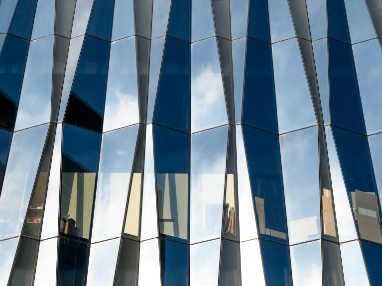 Abstract building facade