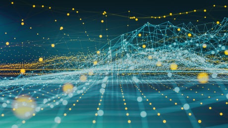 Abstract data wire-frame graph model