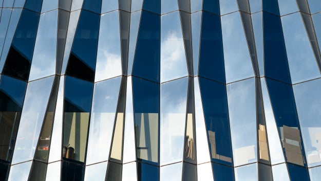 Abstract building facade