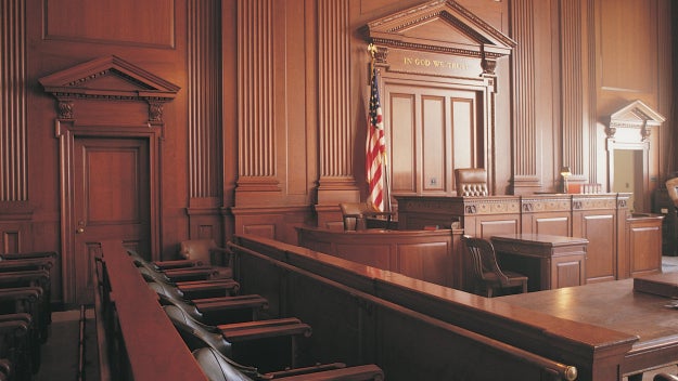 Courtroom trial